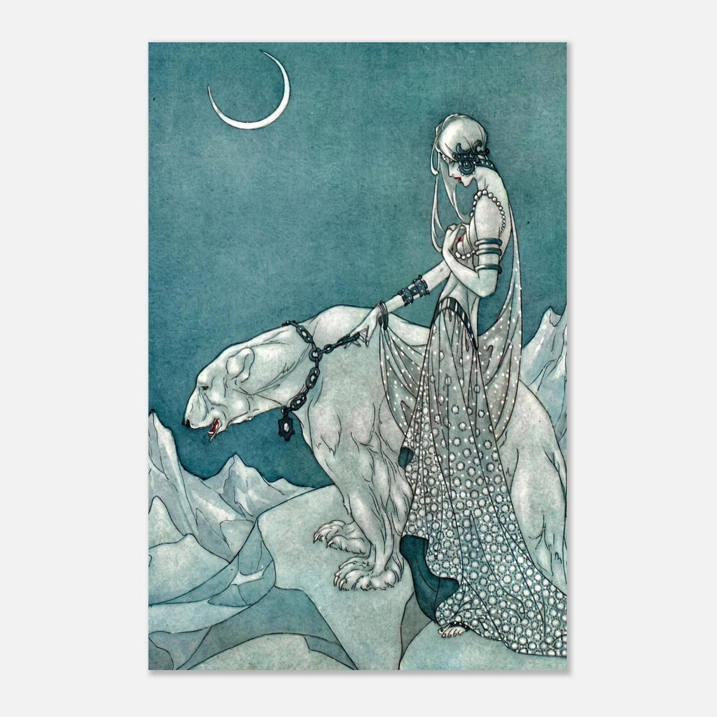 Kay Nielsen East of the Sun and West of the Moon Polar Bear Art Nouveau Vintage Fairy Tale Nordic Folk Art Art Nouveau and Vintage