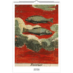 Medieval Marginalia 2026 Art Calendar 11x16.5, Gothic Art, Bizarre Creature, Dark Academia, Weird Medieval, Art Lover Gift