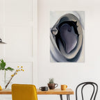 Clam and Mussel by Georgia O'Keeffe Fine Art Print, Modernist Shell Poster, Minimalist Wall Decor, Museum Quality, Abstract Nature
