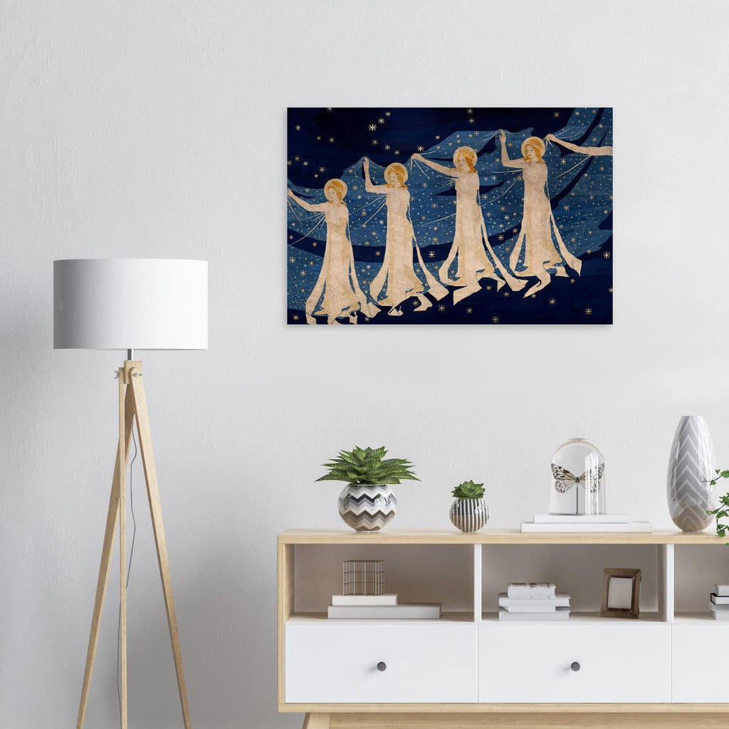 The Milky Way Art Nouveau Print, Celestial Goddess Wall Art, Vintage Starry Night Tapestry Poster, Myth & Symbolism DGbi