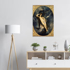 Nyx Night Goddess by Gustave Moreau Fine Art Print, Dark Academia Decor, Greek Mythology Wall Art, Symbolist Painting, Gothic Poster