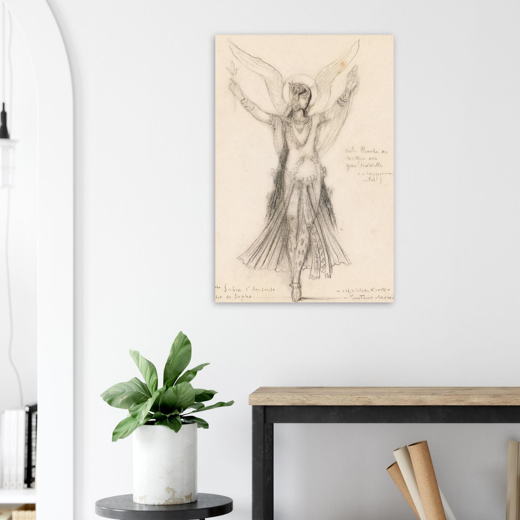 Premiere Danseuse by Gustave Moreau Fine Art Print, Symbolist Wall Decor, Vintage Ballet Sketch, Dark Academia Gothic Poster Art