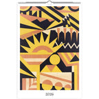 13 Artworks of  Mizuki Heitaro 2026 Art Calendar 11x16.5, Wiener Werkstatte, Abstract Patterns, Vintage Art, Secessionist, Art Gift