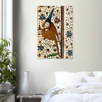 Medieval Harpy Art Print Weird Medieval Guy Manuscript Marginalia Gothic Wall Decor Mythical Siren Animals & Creatures