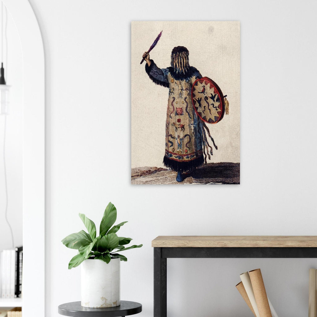 Siberian Shaman by William Alexander Fine Art Print, Antique Russian Costume, Ethnic Shamanic Poster, Tribal History Wall Art