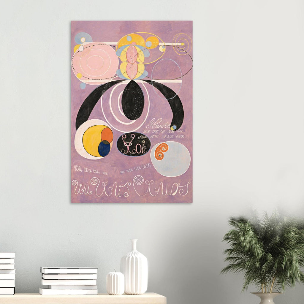 The Ten Largest No. 6 By Hilma Af Klint, Art Print, Fine Art Poster, Mystical Wall Art, Modern Abstract Painting, Canvas Wall Art