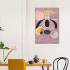 The Ten Largest No. 6 By Hilma Af Klint, Art Print, Fine Art Poster, Mystical Wall Art, Modern Abstract Painting, Canvas Wall Art