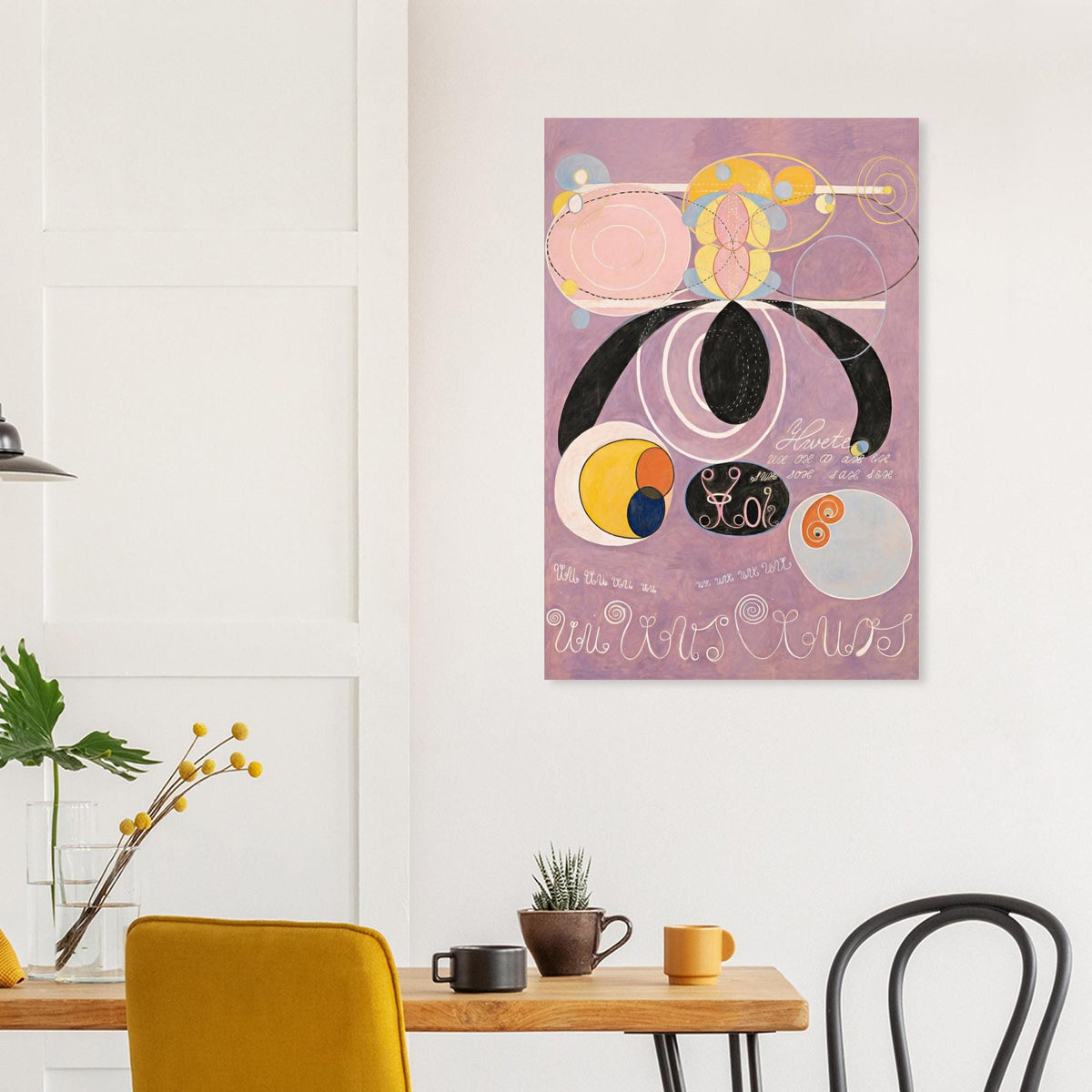 The Ten Largest No. 6 By Hilma Af Klint, Art Print, Fine Art Poster, Mystical Wall Art, Modern Abstract Painting, Canvas Wall Art