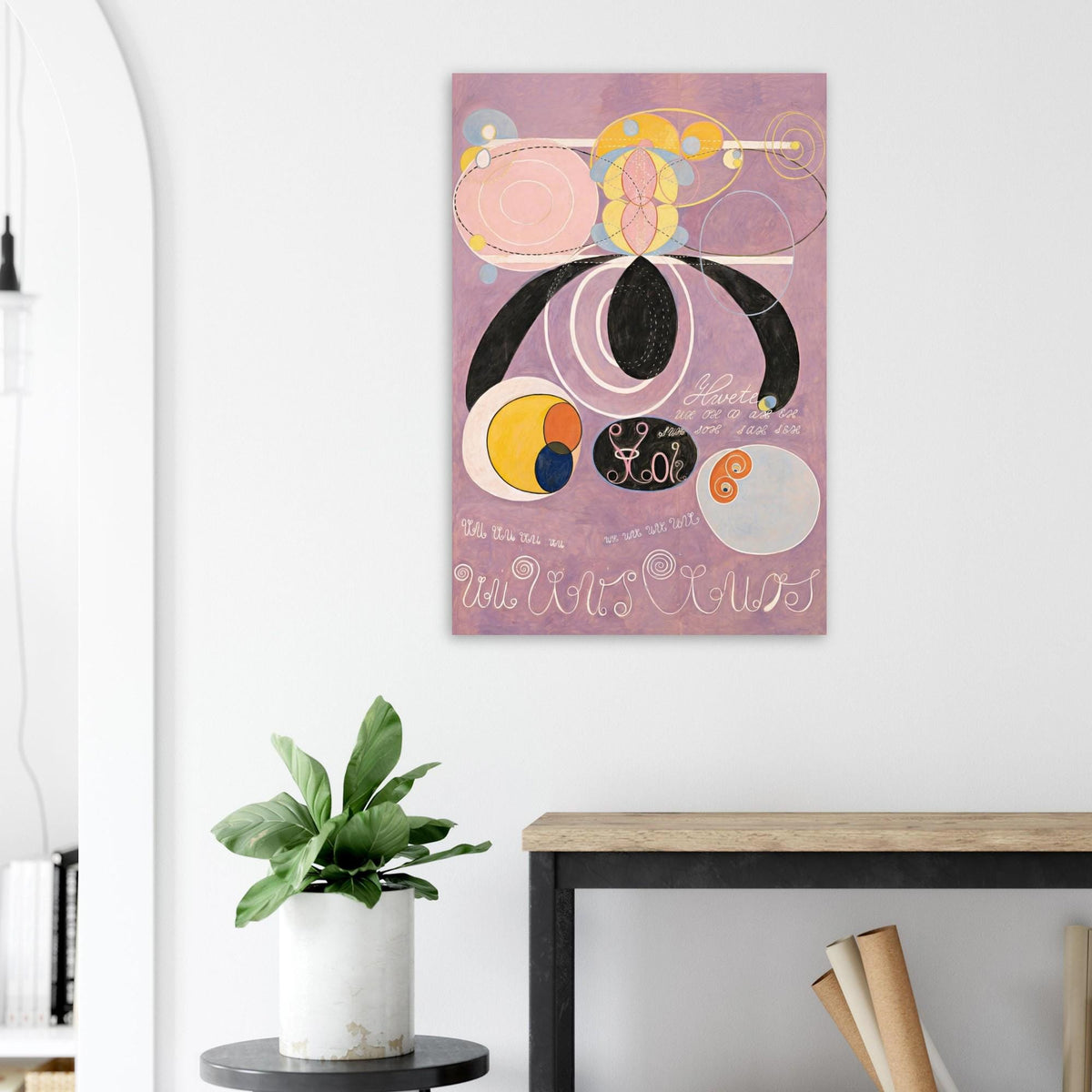 The Ten Largest No. 6 By Hilma Af Klint, Art Print, Fine Art Poster, Mystical Wall Art, Modern Abstract Painting, Canvas Wall Art