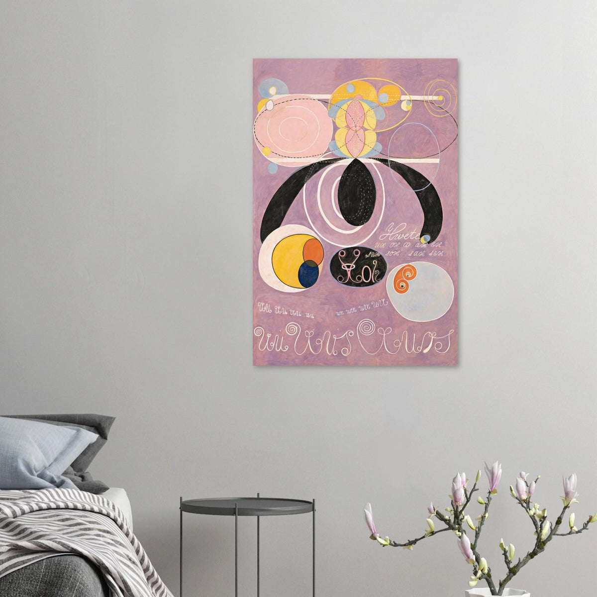 The Ten Largest No. 6 By Hilma Af Klint, Art Print, Fine Art Poster, Mystical Wall Art, Modern Abstract Painting, Canvas Wall Art