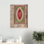 Medieval Wound of Christ Manuscript Print Gothic Wall Art Dark Academia Historical Religious Poster Print Weird Medieval Art