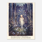 Vintage Star Money Fairy Tale Wall Art Heinrich Vogeler German Illustration Print Nursery Celestial Poster Golden Age Art