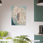 Pelleas And Melisande Print Carlos Schwabe Poster Cosmic Lovers Wall Art Symbolist Painting Mythical Romantic Decor Myth Symbolism