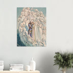 Pelleas And Melisande Print Carlos Schwabe Poster Cosmic Lovers Wall Art Symbolist Painting Mythical Romantic Decor Myth Symbolism