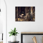 John Bauer Fairy Tale Print Vintage Swedish Folklore Wall Art Mythical Forest Creature Poster Myth and Symbolism Myth Symbolism