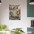 Vintage Sea Monster Art Print Antique Sea Serpent Illustration Weird Medieval Art Print Historic Ocean Print Oddities Vintage Animal